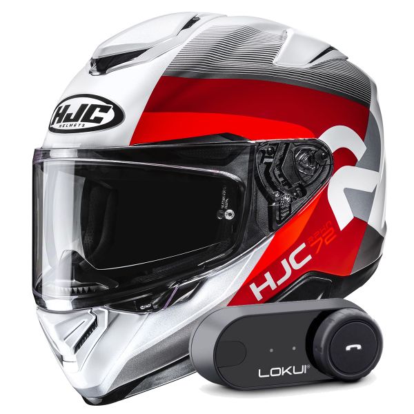 Casque Integral HJC RPHA 72 Phyta MC1 + Kit Bluetooth Lokui K30