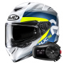 Casque Integral HJC RPHA 72 Phyta MC3H + Kit Bluetooth 5S Solo