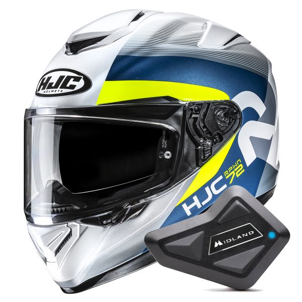 Casque Integral HJC RPHA 72 Phyta MC3H + Kit Bluetooth BT Mini