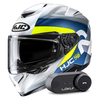 Casque Integral HJC RPHA 72 Phyta MC3H + Kit Bluetooth Lokui K30 Casque Integral HJC RPHA 72 Phyta MC3H + Kit Bluetooth Lokui K30