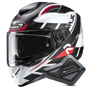 Casque Integral HJC RPHA 72 Value MC1SF + Kit Bluetooth BT Mini Casque Integral HJC RPHA 72 Value MC1SF + Kit Bluetooth BT Mini