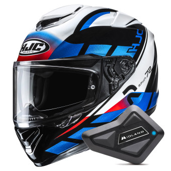Casque Integral HJC RPHA 72 Value MC21 + Kit Bluetooth BT Mini Casque Integral HJC RPHA 72 Value MC21 + Kit Bluetooth BT Mini