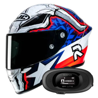 Casque Integral HJC RPHA1 Garrett Gerloff Replica + Kit bluetooth 5R Lite