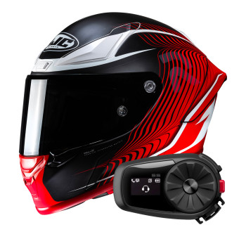 Casque Integral HJC RPHA1 Lovis MC1SF + Kit Bluetooth 5S Solo