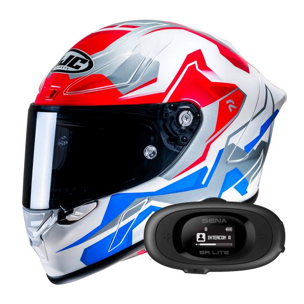 Casque Integral HJC RPHA1 Nomaro MC21 + Kit bluetooth 5R Lite Solo