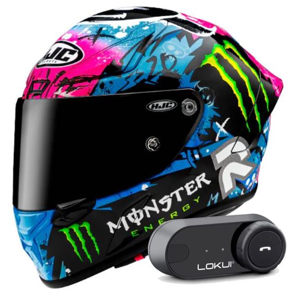 Casque Integral HJC RPHA1 Quartararo Le Mans SP 2024 + Kit Bluetooth Lokui K30 Casque Integral HJC RPHA1 Quartararo Le Mans SP 2024 + Kit Bluetooth Lokui K30