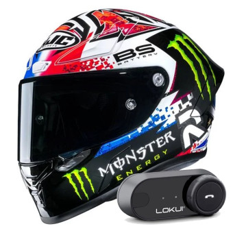 Casque Integral HJC RPHA1 Quartararo Le Mans SP + Kit Bluetooth Lokui K30 Casque Integral HJC RPHA1 Quartararo Le Mans SP + Kit Bluetooth Lokui K30