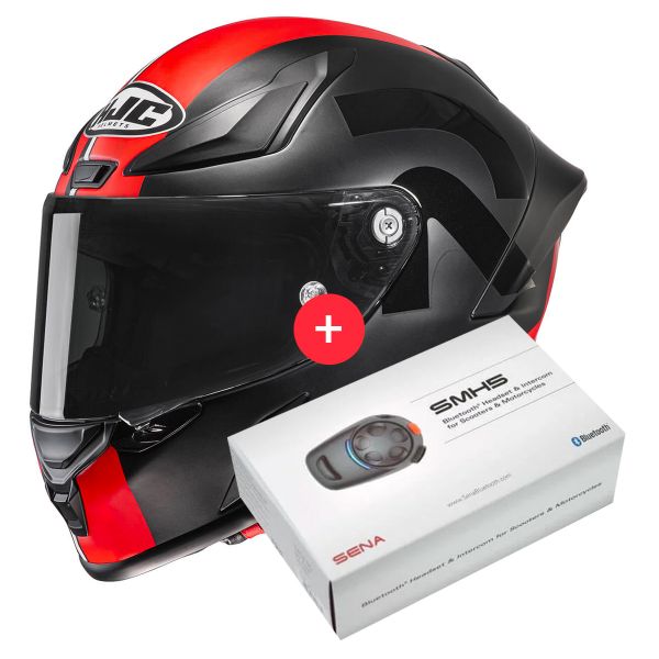 Casque Integral HJC RPHA1 Senin MC1SF + Kit Bluetooth SMH5