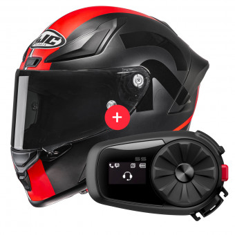 Casque Integral HJC RPHA1 Senin MC1SF + Kit Bluetooth 5S