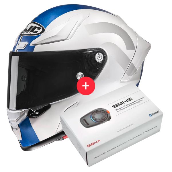 Casque Integral HJC RPHA1 Senin MC2SF + Kit Bluetooth SMH5