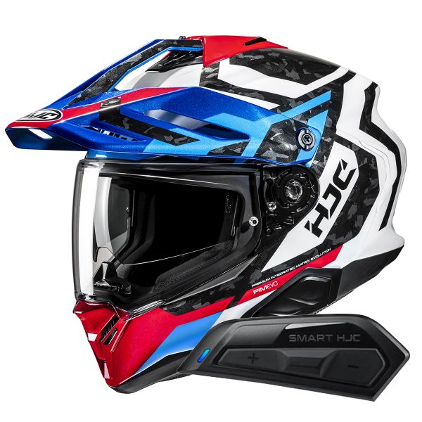 Casque Integral HJC RPHA60 Dakar MC21 + Kit Bluetooth Smart 11B
