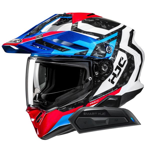 Casque Integral HJC RPHA60 Dakar MC21 + Kit Bluetooth Smart 50B