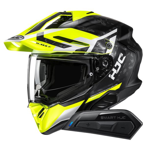 Casque Integral HJC RPHA60 Dakar MC3HSF + Kit Bluetooth Smart 11B