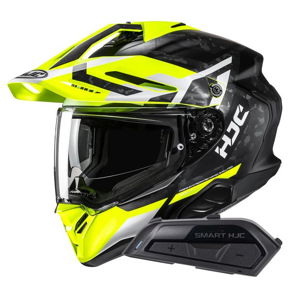 Casque Integral HJC RPHA60 Dakar MC3HSF + Kit Bluetooth Smart 21B