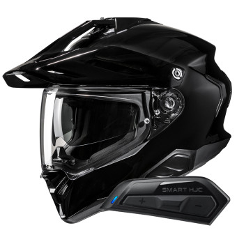 Casque Integral HJC RPHA60 Metal Black + Kit Bluetooth Smart 11B