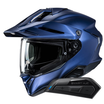 Casque Integral HJC RPHA60 Semi Flat Metallic Blue + Kit Bluetooth Smart 11B