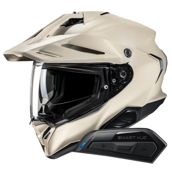 Casque Integral HJC RPHA60 Semi Flat Sand Beige + Kit Bluetooth Smart 11B
