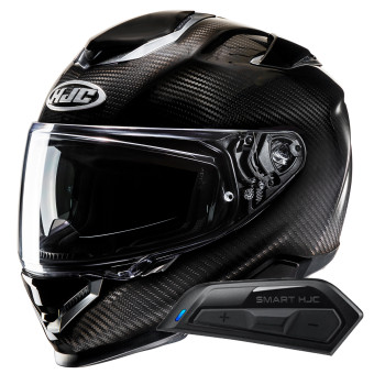 Casque Integral HJC RPHA71 Carbon Black + Kit Bluetooth Smart 11B