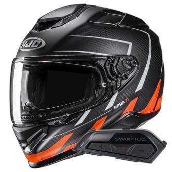 Casque Integral HJC RPHA71 Carbon Cano MC6HSF + Kit Bluetooth Smart 21B