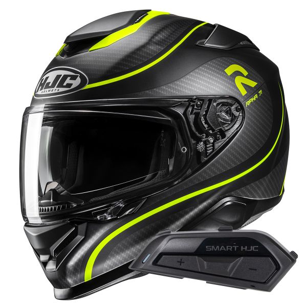 Casque Integral HJC RPHA71 Cleta MC3HSF + Kit Bluetooth Smart 21B