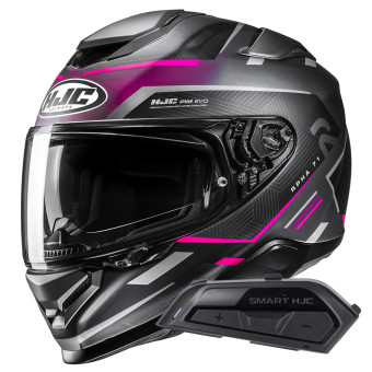 Casque Integral HJC RPHA71 Ellon MC8SF + Kit Bluetooth Smart 21B
