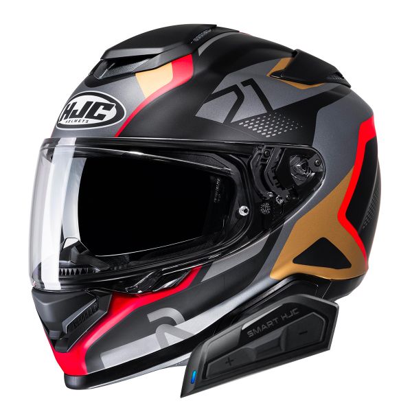 Casque Integral HJC RPHA71 Hapel MC1SF + Kit Bluetooth Smart 21B
