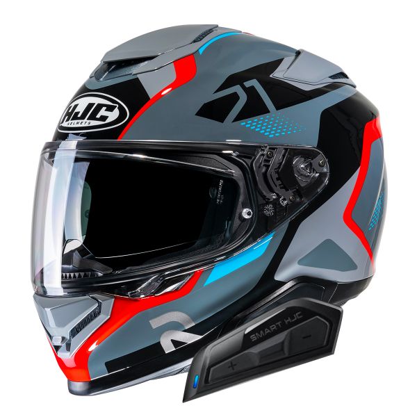 Casque Integral HJC RPHA71 Hapel MC21 + Kit Bluetooth Smart 21B