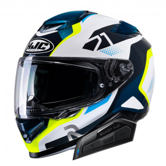 Casque Integral HJC RPHA71 Hapel MC3H + Kit Bluetooth Smart 21B
