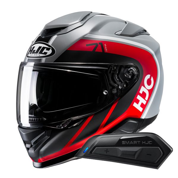 Casque Integral HJC RPHA71 Mapos MC1SF + Kit Bluetooth Smart 11B