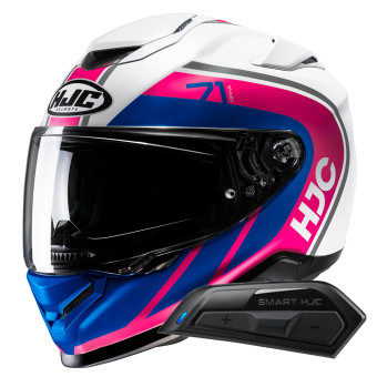 Casque Integral HJC RPHA71 Mapos MC28SF + Kit Bluetooth Smart 11B