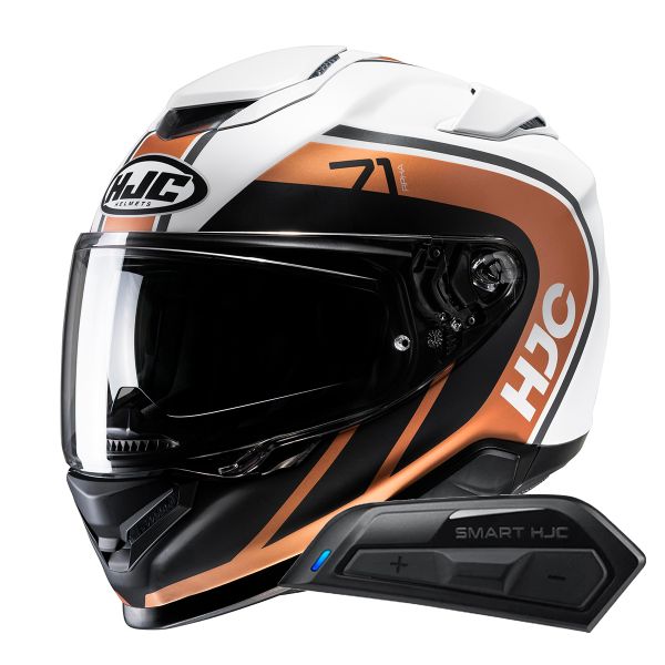 Casque Integral HJC RPHA71 Mapos MC9SF + Kit Bluetooth Smart 11B