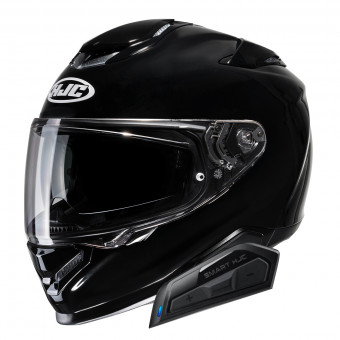 Casque Integral HJC RPHA71 Metal Black + Kit Bluetooth Smart 21B