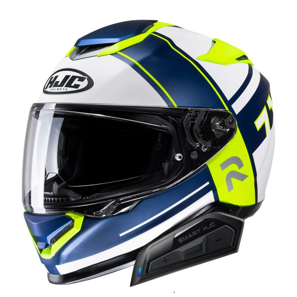 Casque Integral HJC RPHA71 Zecha MC3HSF + Kit Bluetooth Smart 21B