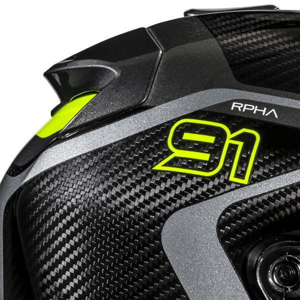 HJC RPHA91 Carbon Lagos MC3H + Kit Bluetooth Smart 11B