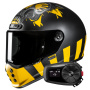 Casque Integral HJC V10 Crania MC3SF + Kit Bluetooth 5S Solo