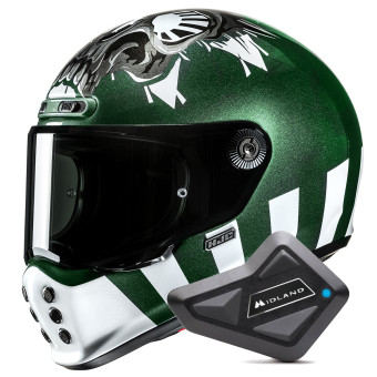 Casque Integral HJC V10 Crania MC4 + Kit Bluetooth BT Mini Casque Integral HJC V10 Crania MC4 + Kit Bluetooth BT Mini