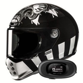 Casque Integral HJC V10 Crania MC5 + Kit bluetooth 5R Lite Casque Integral HJC V10 Crania MC5 + Kit bluetooth 5R Lite