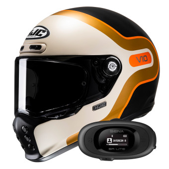 Casque Integral HJC V10 Grape MC7SF+ Kit bluetooth 5R Lite Solo