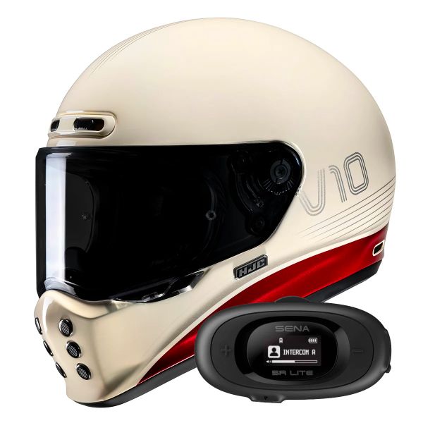 Casque Integral HJC V10 Tami MC1+ Kit bluetooth 5R Lite Solo