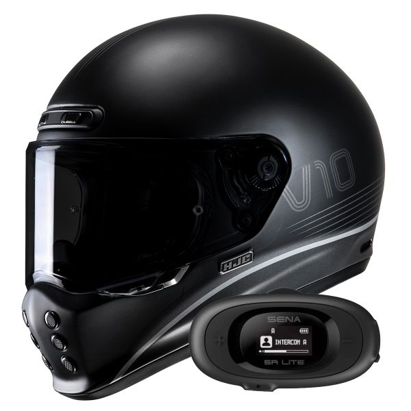 Casque Integral HJC V10 Tami MC5SF + Kit bluetooth 5R Lite Solo