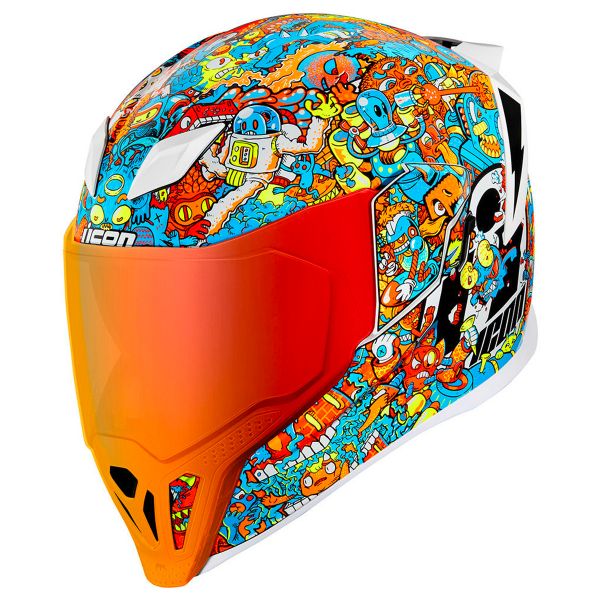 Casque Integral ICON Airflite Mips Redoodle White