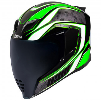 Casque Integral ICON Airflite Raceflite Green Casque Integral ICON Airflite Raceflite Green