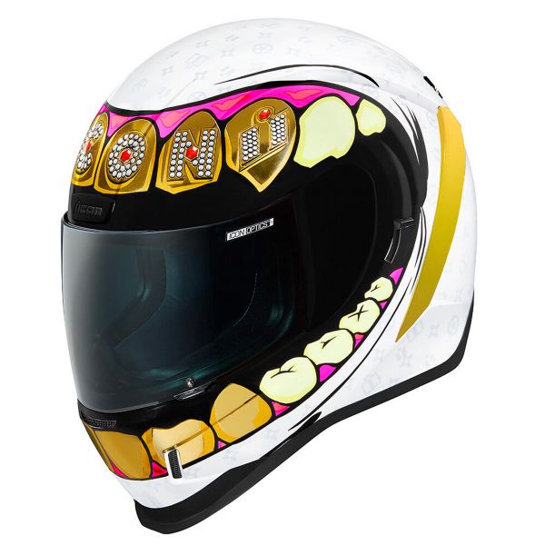 Casque Integral ICON Airform Grillz White