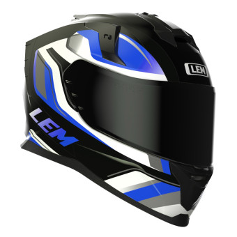 Casque Integral LEM VZN Blue Black