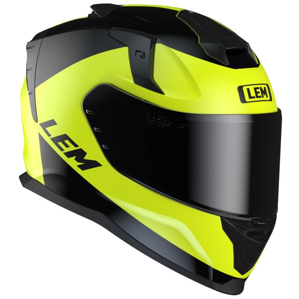 Casque Integral LEM VZN Flo Yellow