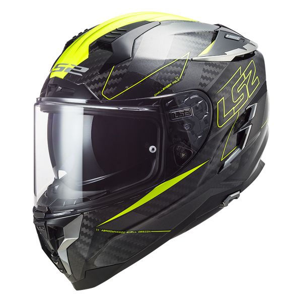Casque Integral LS2 Challenger C Fold Gloss H-V Yellow FF327 Casque Integral LS2 Challenger C Fold Gloss H-V Yellow FF327
