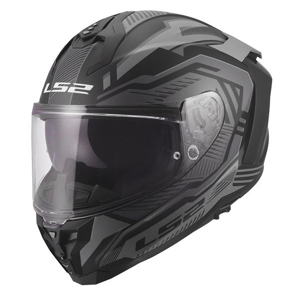 Casque Integral LS2 Challenger II Dravix Grey FF817