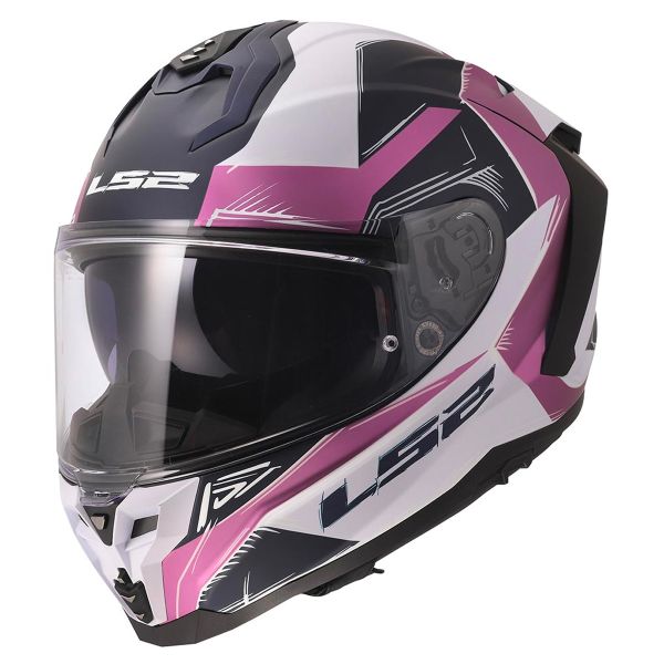Casque Integral LS2 Challenger II Flaman Lavender FF817