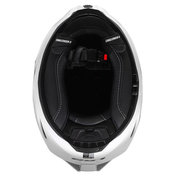 LS2 Challenger II Solid White FF817