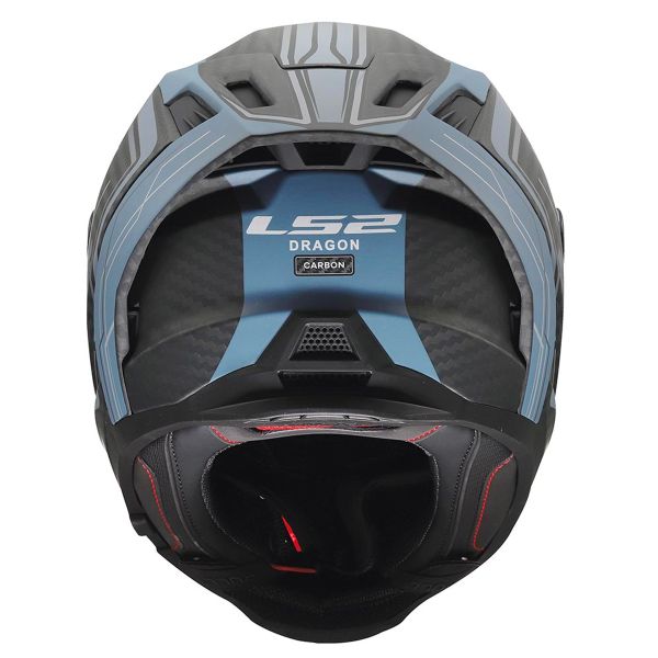 LS2 Dragon Subic White Blue Petrol FF807